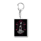 レッドムーンのneo girl Acrylic Key Chain