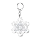 silvermist358のシンプル　「Metatron’s Cube」 Acrylic Key Chain