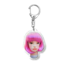 シュールな雑貨屋さんの鳥肌ちゃん Acrylic Key Chain