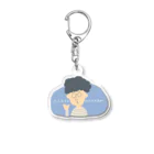 おひるねとおやつのもじゃもじゃくん Acrylic Key Chain