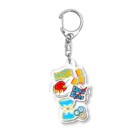 ふいきっくのステッカー風 Acrylic Key Chain