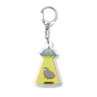 wa_cameのアブダクションうずら Acrylic Key Chain