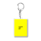 THREE TEA GO｜三茶散歩のGO Acrylic Key Chain