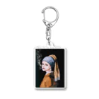 Ran.の真珠の耳飾りの少女#smoker Acrylic Key Chain