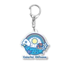 colorful_okinawaのcolorful okinawa logo アクリルキーホルダー