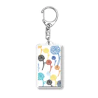 emiko_tokyoのDahlias Acrylic Key Chain