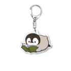 DECORのほのぼの子ペンギン / 読書ver. Acrylic Key Chain