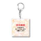 ドライの両耳難聴　突発性難聴　難聴者　難聴児　難聴グッズ　補聴器 Acrylic Key Chain