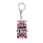 キッズモード某の楽しいロンドンバス♪ Acrylic Key Chain