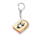 fig-treeのごろねパンダ Acrylic Key Chain