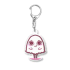 Ri0のいたずらおばけちゃん(ぴんく) Acrylic Key Chain