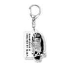 huroshikiのSleeping owl Acrylic Key Chain