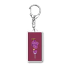 あるてみらのワインと葡萄 Acrylic Key Chain