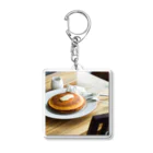 ねこづきの雑貨屋さんのホットケーキのおもいで Acrylic Key Chain