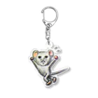 とよとよパラダイス😆の逃げ惑うネズミちゃん（切り抜き）🐭 Acrylic Key Chain