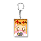 バッキバキの目のホロハムちゃん🐹🍻 Acrylic Key Chain