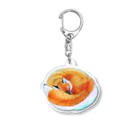 segasworksのねているきつね Acrylic Key Chain