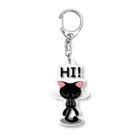 Pass Timeの紳士な黒猫ドリル Acrylic Key Chain