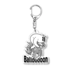 nidan-illustrationの"Ballooooon" #1 アクリルキーホルダー