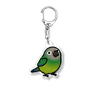 Cody the LovebirdのChubby Bird シモフリインコ Acrylic Key Chain