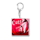 Logic RockStar のCUTTING EDGE RED Acrylic Key Chain