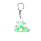 からあげ屋さんのめろんそーだ Acrylic Key Chain