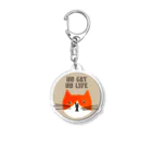 白猫堂ノスタルジックのno cat no lifeキーホルダー Acrylic Key Chain