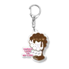 イラスト MONYAAT のCT98 CHOCOKATE IS MY LIFE Acrylic Key Chain