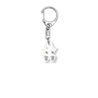L_arctoaのカマキリの昼と夜の複眼（絵文字、背景透過ver） Acrylic Key Chain