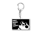 “すずめのおみせ” SUZURI店のSmile makes you happy Acrylic Key Chain