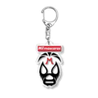 DRIPPEDのMIL MASCARAS-ミル・マスカラス-赤ボックスロゴ Acrylic Key Chain