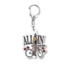 nidan-illustrationの"ALL IN -Track Club-" Acrylic Key Chain