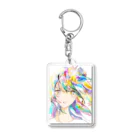 ピヨ_chemistryの花 Acrylic Key Chain