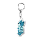 Teal Blue Coffeeのなに？ Acrylic Key Chain