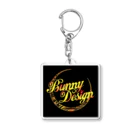 HoneyBunnyのBunny Design Logo Acrylic Key Chain