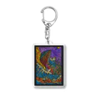 MUYU /  Animal ArtistのWhale Bound For The Moon Acrylic Key Chain