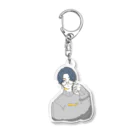 ゆゆゆのすずりのおめめキラキラボーイ Acrylic Key Chain