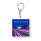 YASUHIRO DESIGNのNIGHT CITY POP アクリルキーホルダー