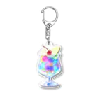 しんま みさんの純喫茶ブルーラビット　夢色ゼリーポンチ Acrylic Key Chain