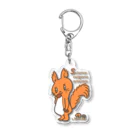 yuccoloのエゾリスちゃん Acrylic Key Chain