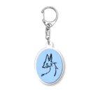 クロシアのおおかみくん(青) Acrylic Key Chain