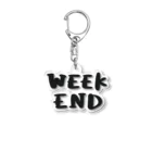 mymyのWEEKEND Acrylic Key Chain