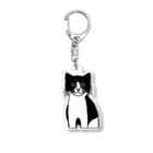 aiueoneko358のハチワレちゃん Acrylic Key Chain