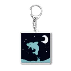 011sanukiの深夜　イルカ Acrylic Key Chain