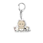 artliccaのふわふわのくま Acrylic Key Chain