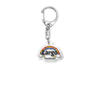 Largo_hitachinakaのロゴプリント Acrylic Key Chain