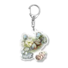 イエローローズのButterflyDream Acrylic Key Chain