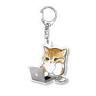 mofusandの在宅勤務にゃん Acrylic Key Chain