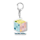 Teal Blue CoffeeのTealBlueItems _Cube COMPLETE Ver. Acrylic Key Chain