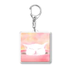 ミズノ リエ　グッズのあごのせ寝 Acrylic Key Chain